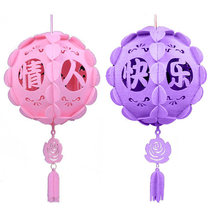 Tanabata Valentines Day shop decorations felt big red flower ball lantern hanging roof ceiling creative scene pendant