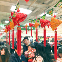 Dragon Boat Festival decorations Creative Large zongzi pendant shop mall store ceiling hanging store atmosphere layout