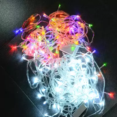 Christmas ornament 10M M 100 head LED lantern flashing light string festive color Christmas tree Lantern