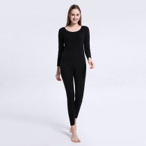 Duvet Warm Underwear Lady Suit Autumn Clothes Autumn Pants Thin with velvety inner wearing sweatpants Autumn winter Anti-cold beating undershirt