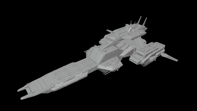 1/1700 Scale Alexander Battleship