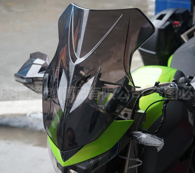 Shengshi ZONTES ghost kính chắn gió xe máy ZT250-S phía trước phụ kiện sửa đổi kính chắn gió dày - Kính chắn gió trước xe gắn máy kính chắn gió vision