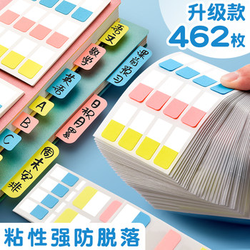 Writable strips classified transparent plastic color stickers