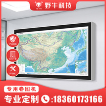Roll drawing machine rolling billboard light box system advertising rolling system newspaper Bar Light box replacement system accessories