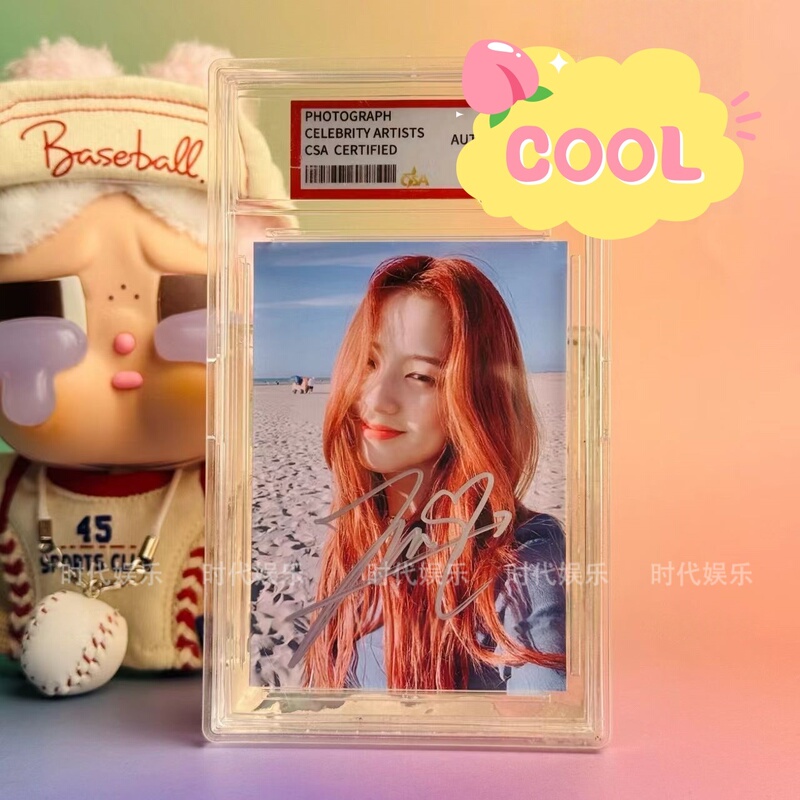 Blackpink Merchandise: Kim Jisoo's Autographed Photo 3inch Official Authentic Blackink Photo Card Signature Card Blackpink Merchandise: Kim Jisoo's Autographed Photo 3inch Official Authentic Blackink Photo Card Signature Card
