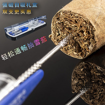 Cigar needle Cuban cigar cutter pliers hole punch lighter moisturizer box tube Gun Machine COHIBA ashtray