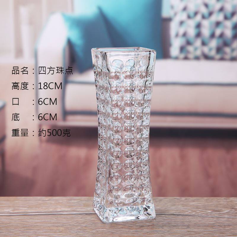 Simple decoration small fresh small mouth a flower colored glass vase slender lily dry flower groceries desktop vase