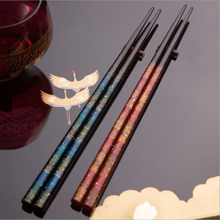 Japan imports sunlife hand wooden chopsticks Japanese and wind wedding gifts Starky court wind wind high-end household