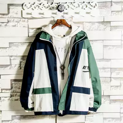 Sugar rose special spring and autumn new color lapel jacket men's Korean version of the trend INS handsome student jacket