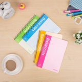 Deli A5 Спиральная ноутбука A4 мягкая лапша B5 Блокнота книжная катушка европейская популярная 6 книг многооперационные офисные канцелярские товары