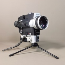 Vintage antique Fujica single8mm film movie camera collection window table decoration