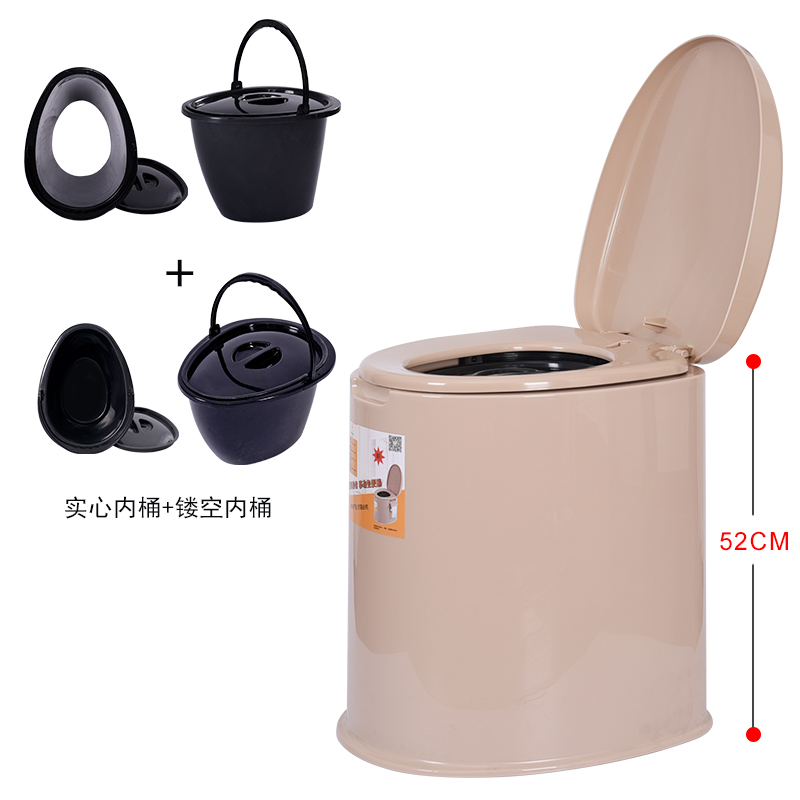 Elderly pregnant women can move the toilet with raised and thick toilet convenient adult patient home comfort chair