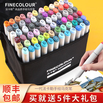 Facalmark Pen Generation Double Head Oily Debit Pen Student Cartoon Hand Painting Clothing Design Special Suit
