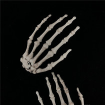 Halloween Gothic style skull hand bone hairpin bloody personality claw retro Harajuku hand bone side clip funny hair accessories