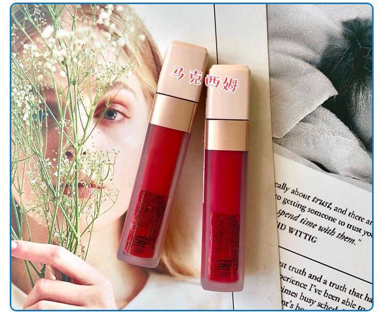 Nga LOreal 18 mùa thu và mùa đông mới sô cô la mờ sương men son bóng son môi 832 828 - Son bóng / Liquid Rouge 	son bóng dior	