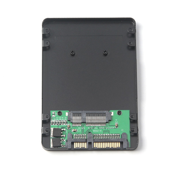 Aluminum Alloy Shell 7mm Thick Adapter Box Msata Ssd Solid State Drive to 2.5inch Sata Adapter Box