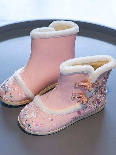 Демисезонные туфли, короткие сапоги, китайский стиль