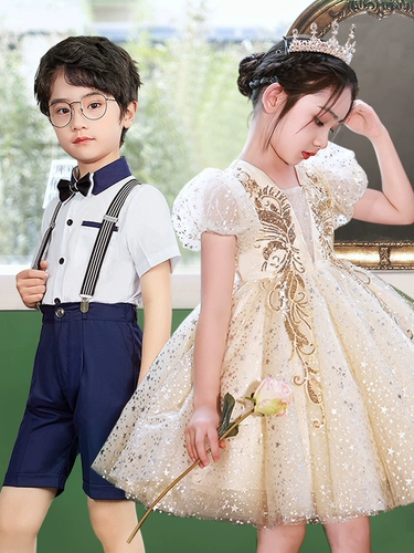 Детские костюмы для выступлений в детском саду, костюмы для выступлений в детском саду, костюмы для хора, костюмы принцессы для девочек, танцевальные костюмы