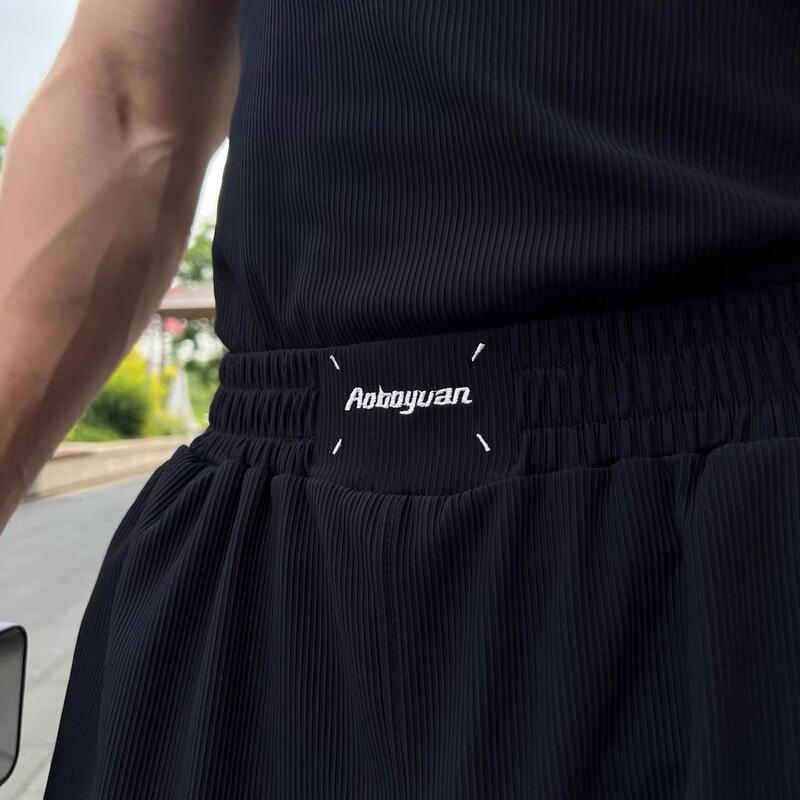 Purezen Basic Style Casual Sports Sweatpants for Men, Thickened Straight-Leg Pants, Winter Fitness Long Pants