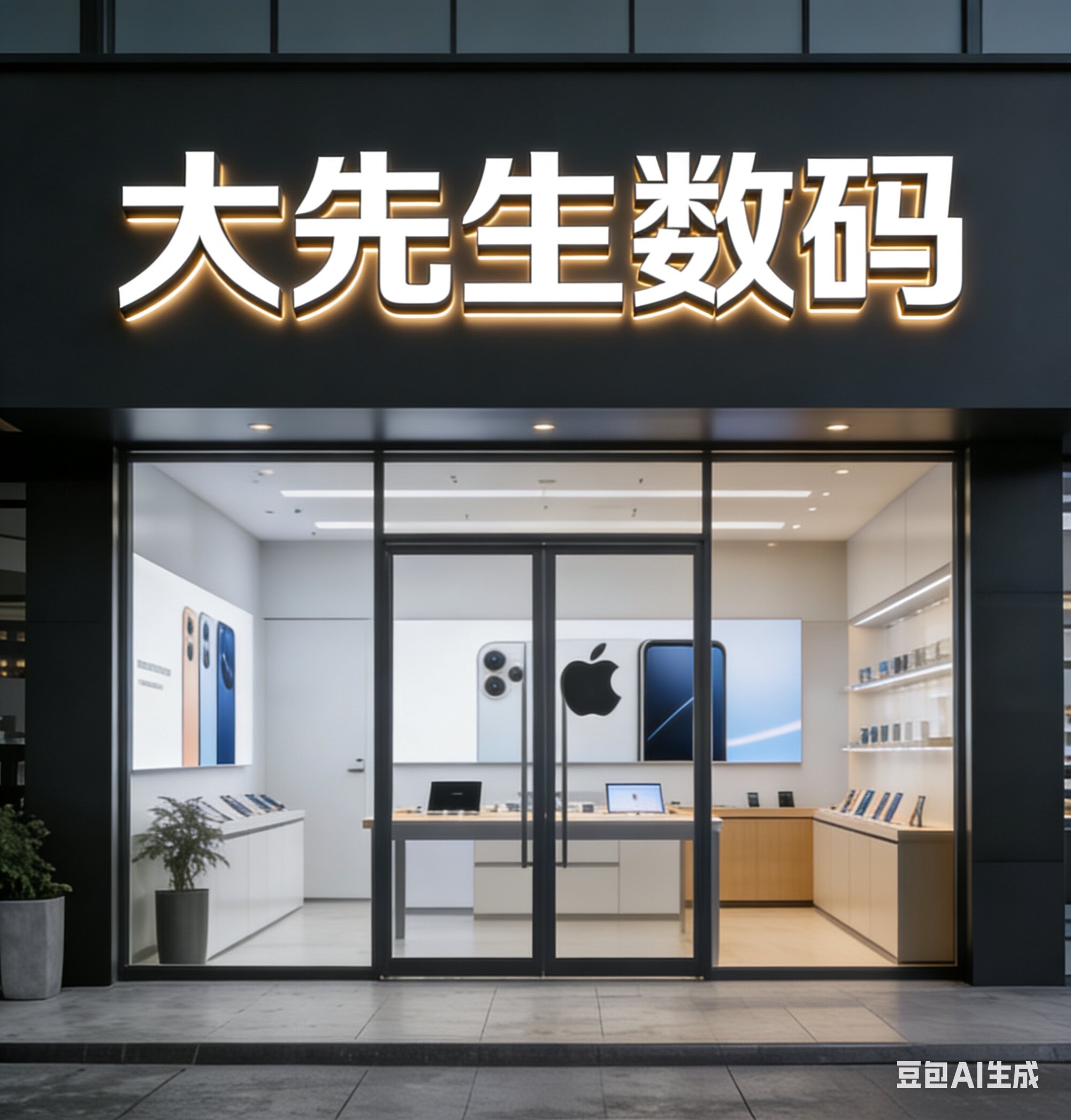大先生数码 国行资源机的LOGO