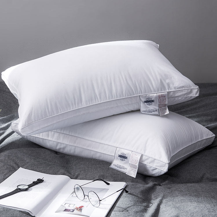 Five-star hotel pillow adult cotton pillow three-dimensional slow rebound anti-mite soft pillow core single one pair beat 2