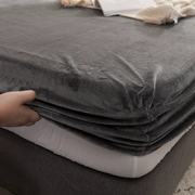 nhung doanh nghiệp giường một mảnh san hô bảo vệ tay luật Levin nhung bedspread dày ấm giường nệm bìa tất cả Li 1.5m1.8 bao gồm - Trang bị Covers