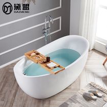 Bathtub Acrylic adult bathtub independent household small family family guise bath European Oval large bathtub
