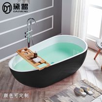Small Household Type Bathtub Independent Home Adult Toilet Acrylic Eu Style Large Bathtub Couple Tub Bath