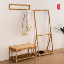 Simple coat rack Zen hanging hanger floor decoration rack towel rack clothing store plant rack
