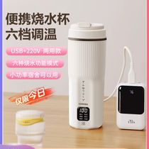 Travel portable kettle household insulation integrated dormitory small triangle plug type-c electric water boiling cup