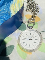 @280 Swiss three-needle sesame chain oversized pocket watch medieval antique three-month warranty