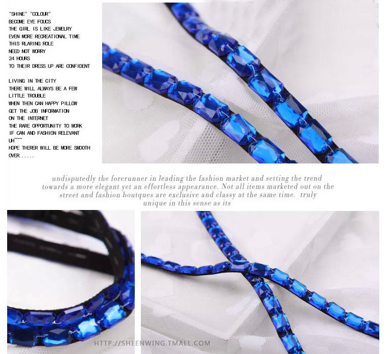 Sangles pour lingerie 1,8 strass - Ref 807035 Image 10