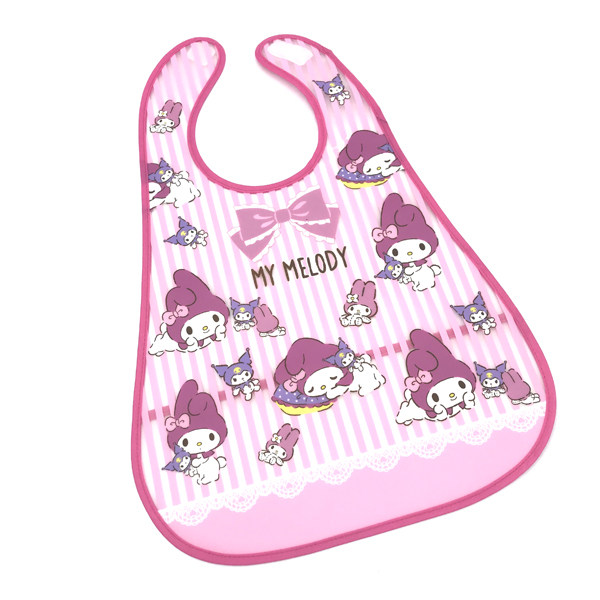 Nichidan Kawa Imerati waterproof rice pocket no-wash children's bib Soft baby saliva coat rice pocket