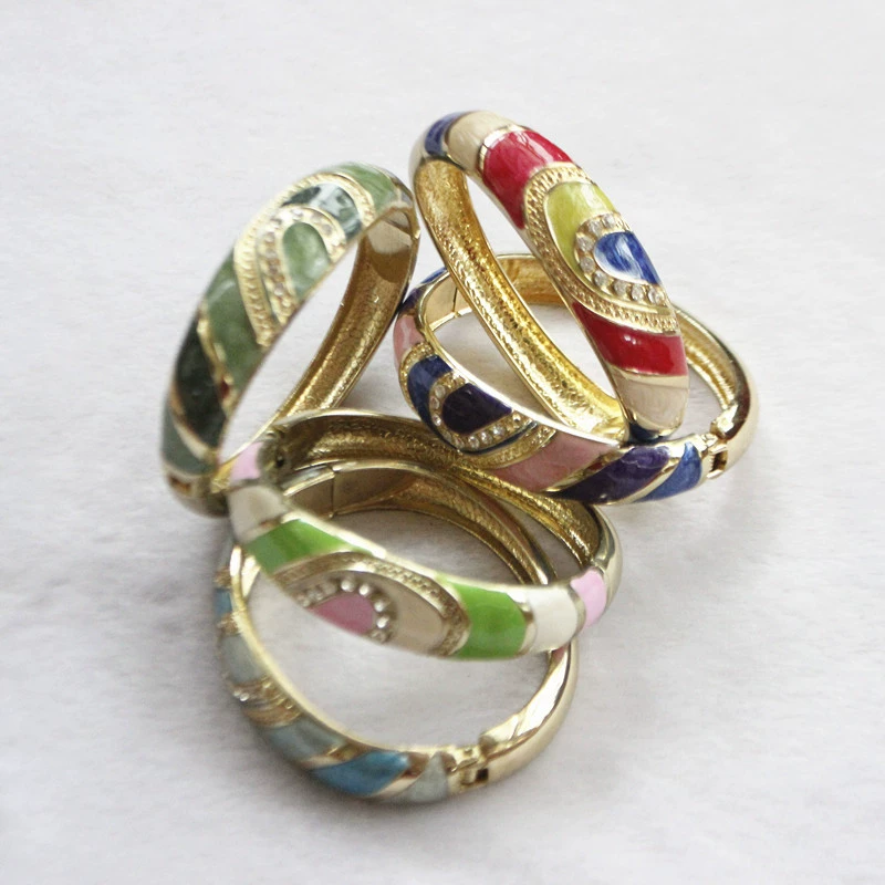 Nhà sản xuất Bán buôn Cloisonne Bracelet Pure Copper Dân tộc Bracelet Craft Bracelet Vòng đeo tay thời trang