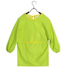 儿童画画罩衣长袖围裙防水反穿衣