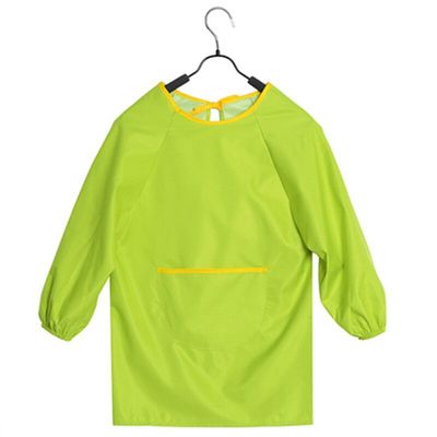 儿童画画罩衣长袖围裙防水反穿衣