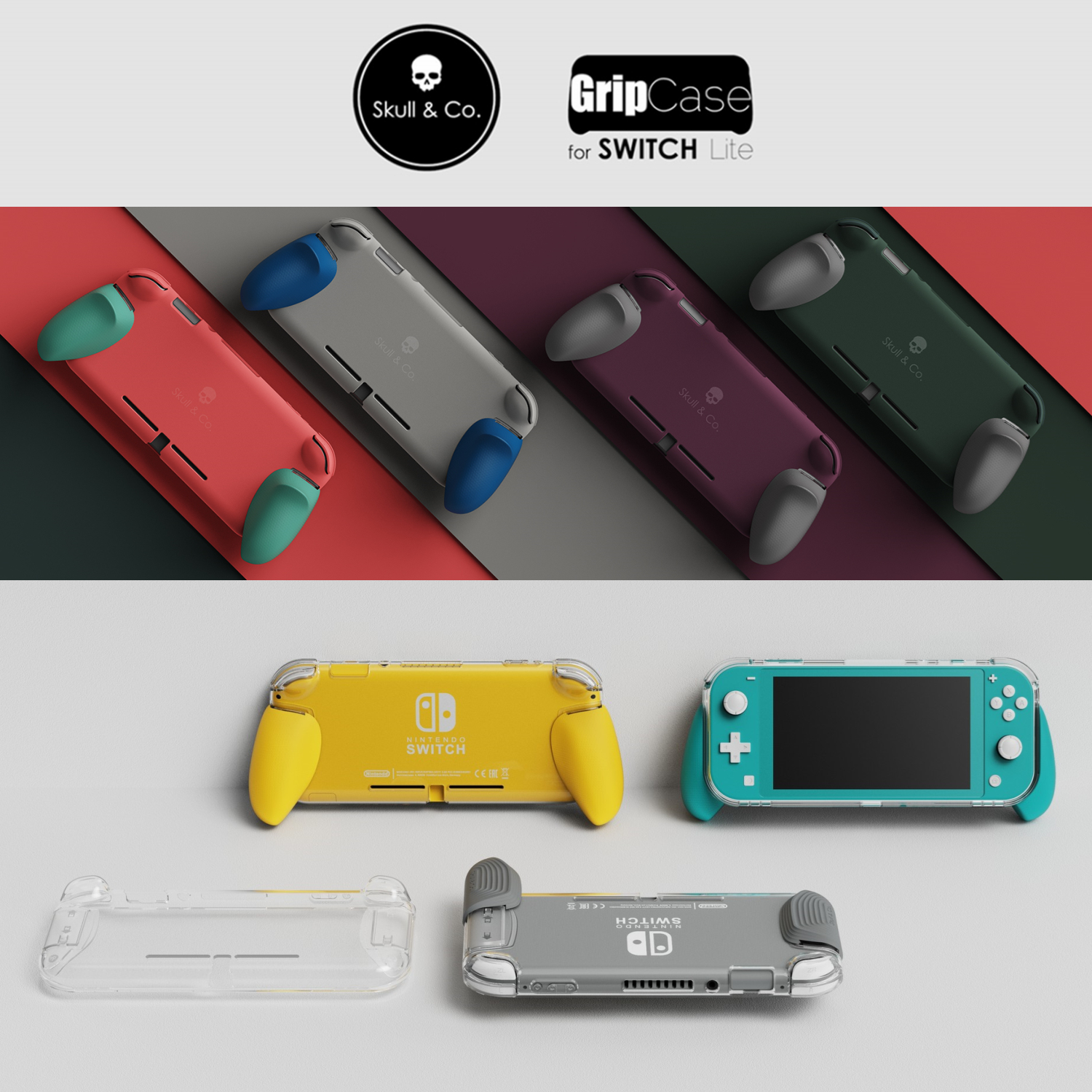 GripCase Lite for Nintendo SWITCH Lite grip protector Skull & Co.