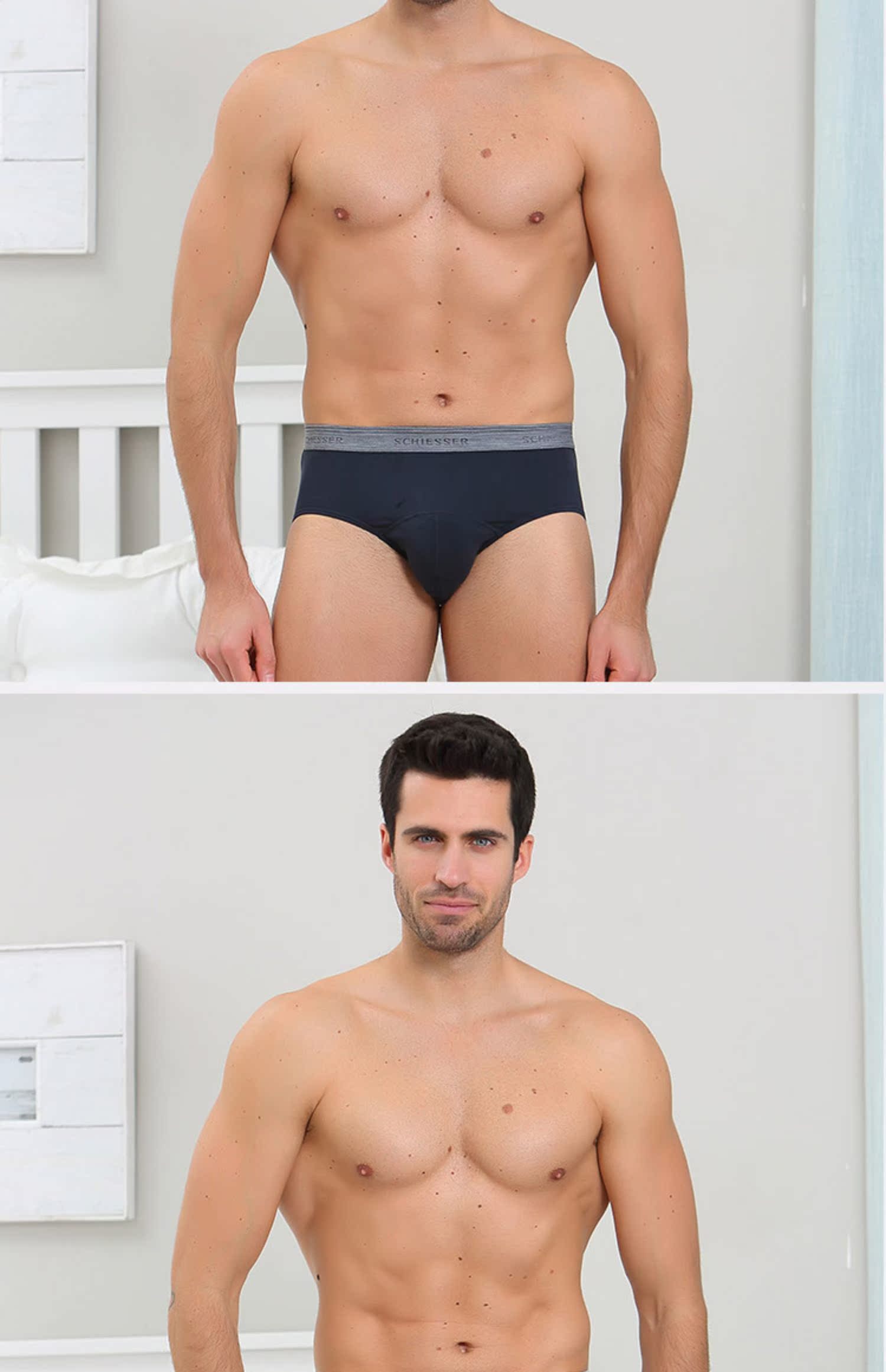 Shuya đồ lót nam 2 tải Đức Shumei cotton 13976S quần short tam giác thoáng khí nhiều màu quần lót nam - Nam giới sịp calvin klein