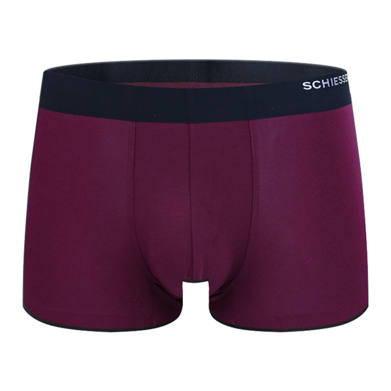 Đức Shuya quần lót mens 2 cặp 16467T mới 80S siêu mịn Mordale thở không dấu vết quần short góc phẳng.