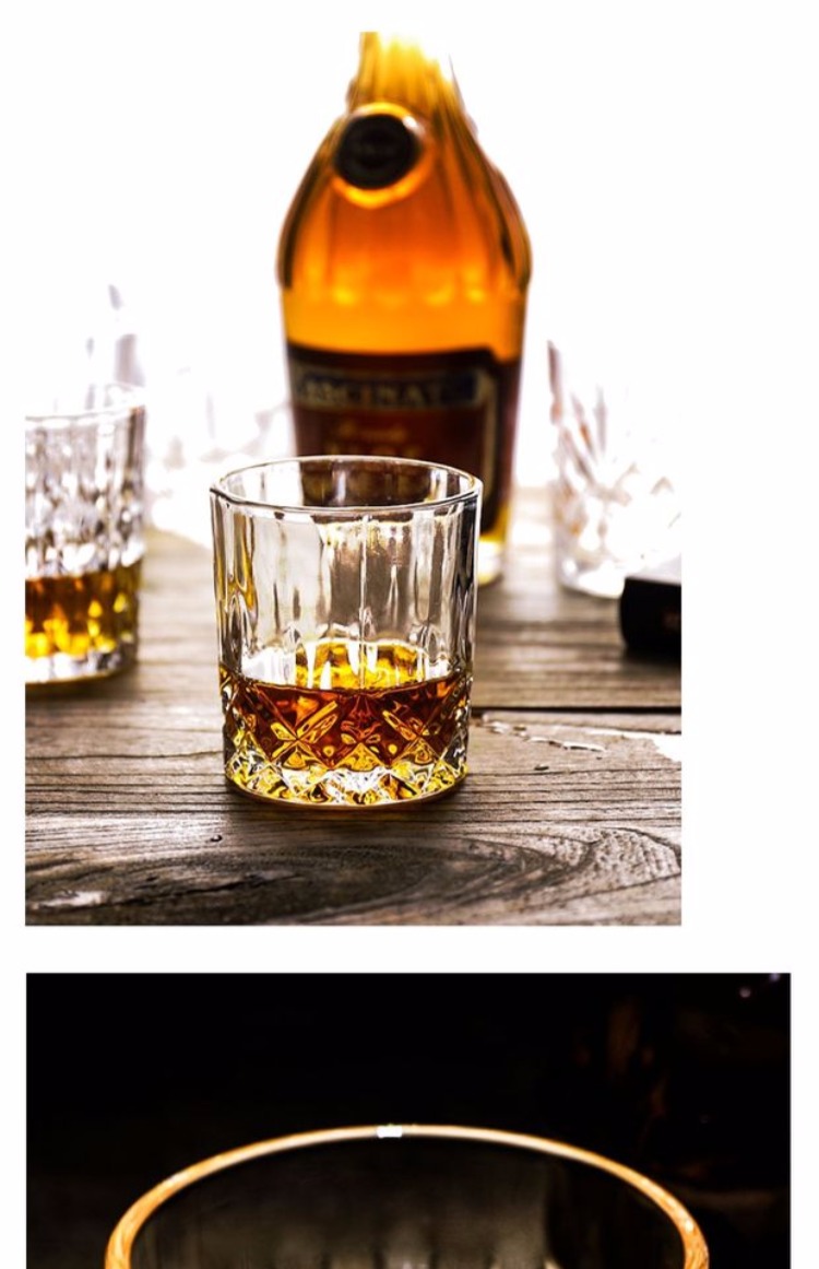Pha lê sáng tạo ly whisky ly rượu vang ly cổ điển ly rượu vang ly đặt nhà thanh ly rượu vang ocean