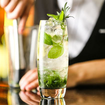 Creative trendy glass mojito Cup cocktail ins sparkling wine Colin cup juice drink cup