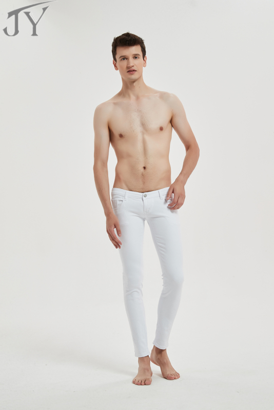 Ultra-Low-Waist Men's High-Stretch Thin Summer Skinny Washed Jeans Trendy Men's Stylist Pencil Pants Ultra-Low-Waist Men's High-Stretch Thin Summer Skinny Washed Jeans Trendy Men's Stylist Pencil Pants