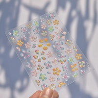 Наклейка с хрустальным цветком 