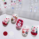 Наклейки для ногтей, накладные ногти, трехмерное украшение для ногтей, со снежинками, 3D, популярно в интернете