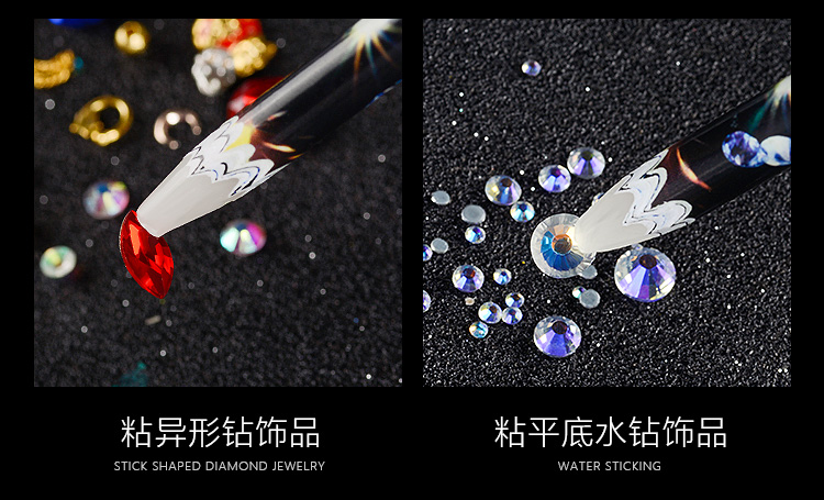 Nail point khoan tool stick khoan bút chì màu khoan khoan với bút khoan nhớt Hướng dẫn sử dụng DIY điểm khoan đinh cung cấp bộ làm móng 12 món