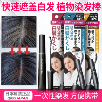 Japanese original plants temporarily cover partial sideburns white hair hair disposable convenient white hair brush hair dye stick