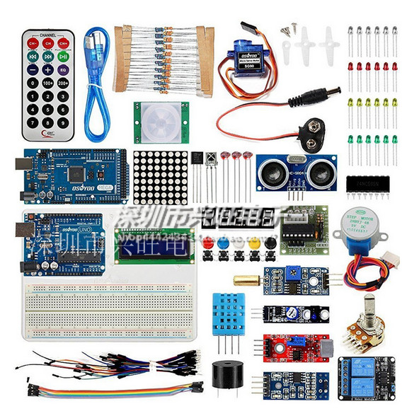 学习套件 升级版uno R3入门套件Starter Kit 兼容单机片