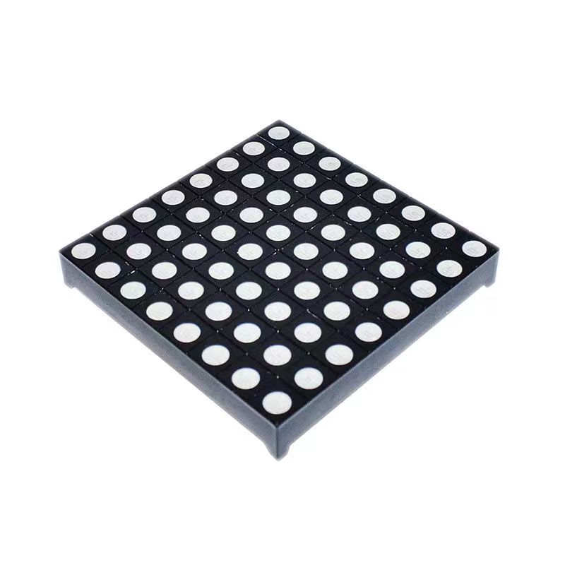 8*8阵列三色全彩共阳RGB LED点阵屏模块 长宽60mm 圆点显示屏