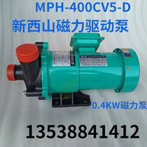 Shanghai New West Mountain Magnetic Pump MPH-400CV5-D Acid-base Engineering Plastic Electroplating Magnetic Circulating Pump Chemical Pump