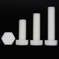 PA66 Hexagon M10--M14 Environmental Protection Nylon Screw Plastic Screw Nylon Bolt Insulated Nylon Screw